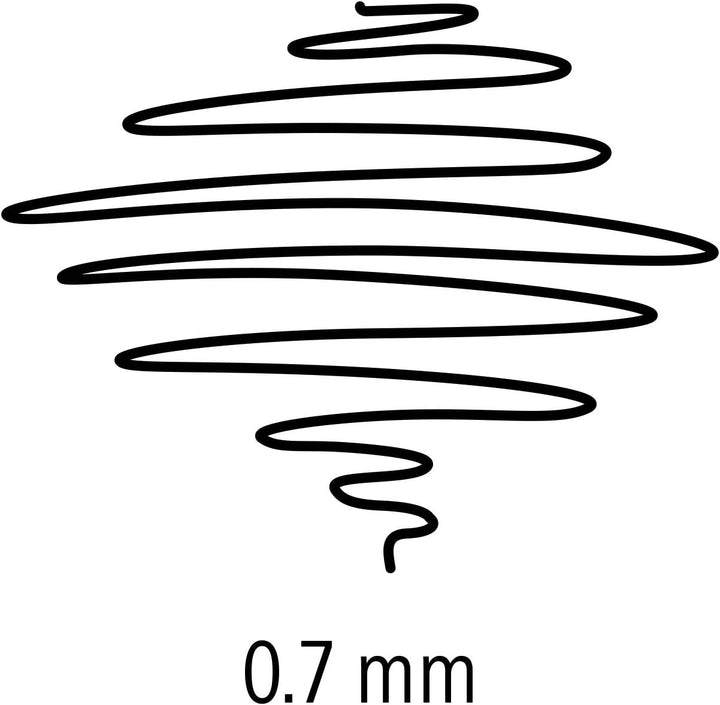 STAEDTLER TRX 766TRX5 07ST Drehbleistift (ergonomische Dreikantform, matte samtweiche Aluminium-Ober