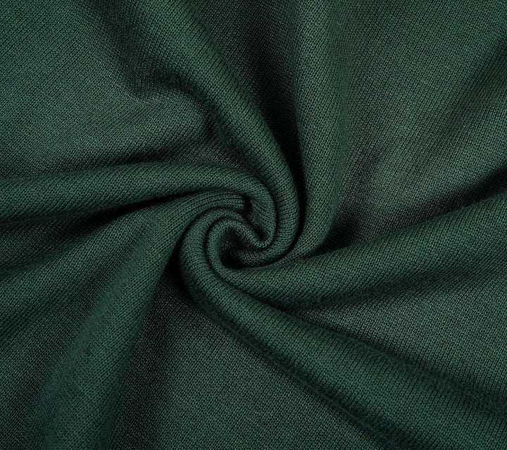 Krumba Herren Baumwolle ?bergro? V-Ausschnitt Klassik Pullover XXL Grün, XXL Grün