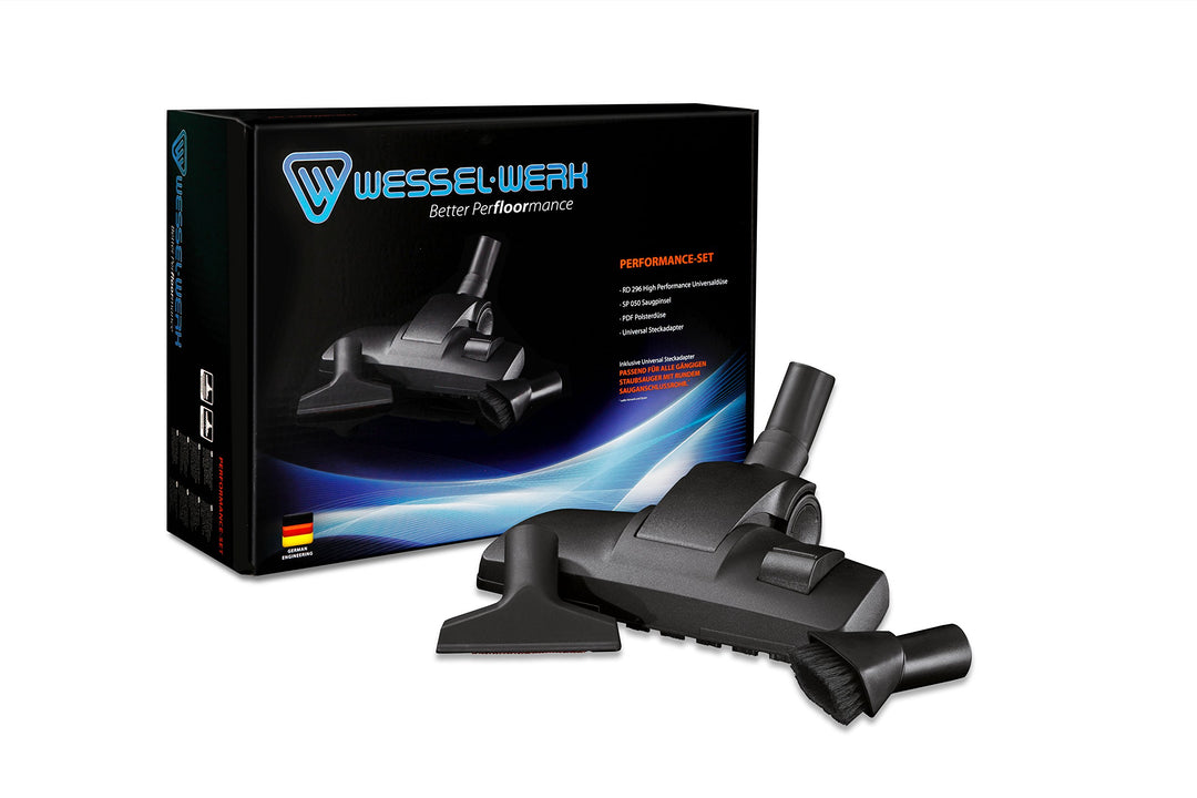 Wessel 10.9 070-300 Staubsaugerdüsen Performance Set 3-teilig, bestehend aus einer Boden-/Polster Dü