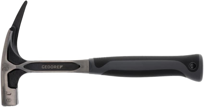 GEDORE 1576143 Latthammer mit Magnet, 340 mm, Anti-Vibrationssystem, Ergonomischer Griff, Kopf und S