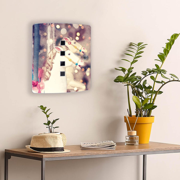 banjado Design Schlüsselkasten aus Edelstahl für 10 Schlüssel/Schlüsselschrank zur Schlüssel Aufbewa