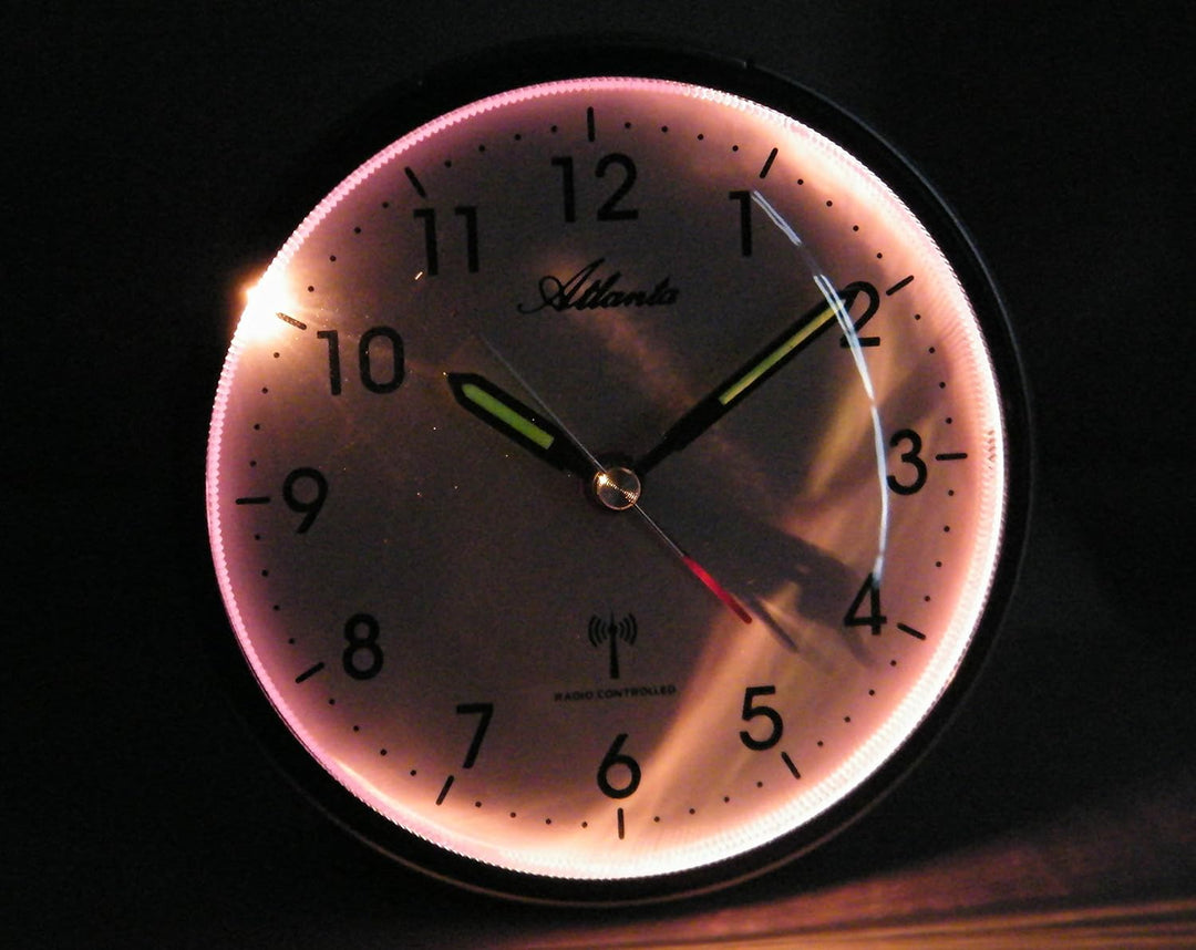 Atlanta Wecker Analog Silber 1828-19