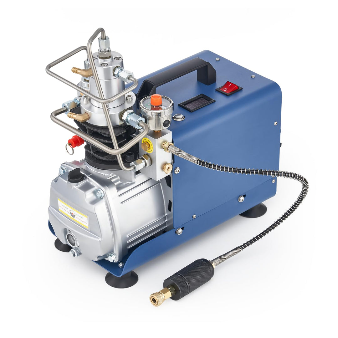 CREWORKS PCP Kompressor 300bar Automatisch Luftkompressor-Pumpe 4500PSI Hochdruckluftpumpe 1800W Kom