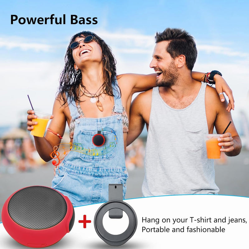 ANCwear Bluetooth Lautsprecher kabellos mit Bass, HD-Sound, tragbarer Lautsprecher eingebaut in Mic,