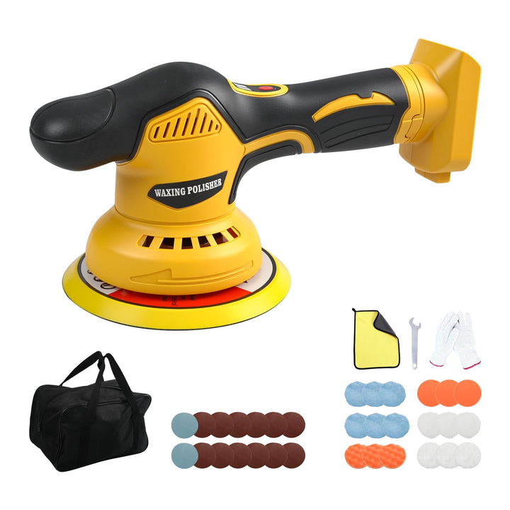 Kabelloser Autopufferpolierer Kompatibel mit DEWALT 20V Batterie, 8 variable Geschwindigkeiten Autop