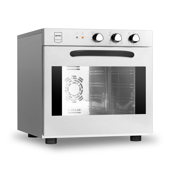 METRO Professional Umluft-Backofen GCO2001, Edelstahl, 59 x 70,5 x 59 cm, 2800 W, 4 Gararten, 2 x Ba