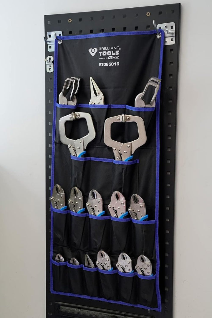 Brilliant Tools BT065016 Feststellzangen / Gripzangen-Satz, 16-tlg 16-tlg., 16-tlg.