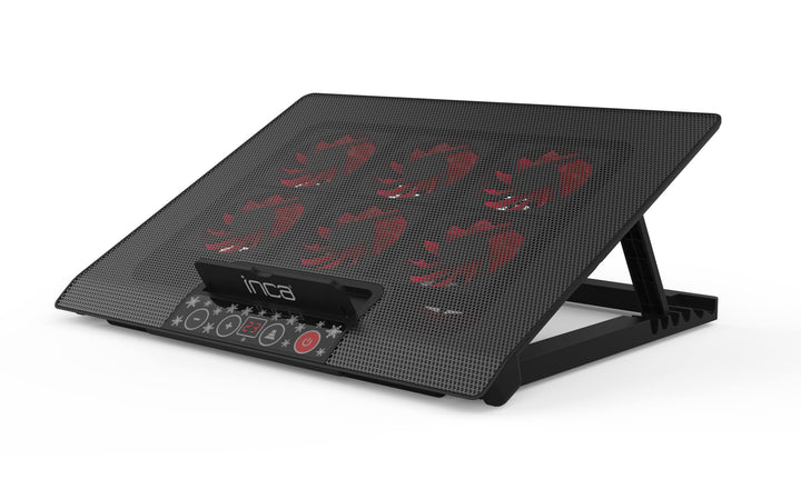 Inca INC-601 GMS 6X Lüfter,Control Panel,2X USB,6 Stufen Gaming Notebook Kühler 7-17