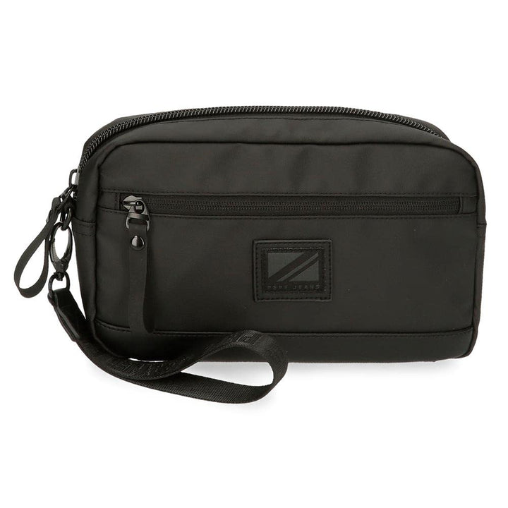 Pepe Jeans Hoxton Umhängetaschen und Kulturbeutel, Schwarz und Blau, Polyester PU, verschiedene Grös