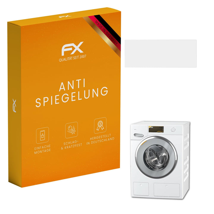 atFoliX Displayfolie kompatibel mit Miele WWV980 WPS Passion Schutzfolie, entspiegelnde und stossdäm