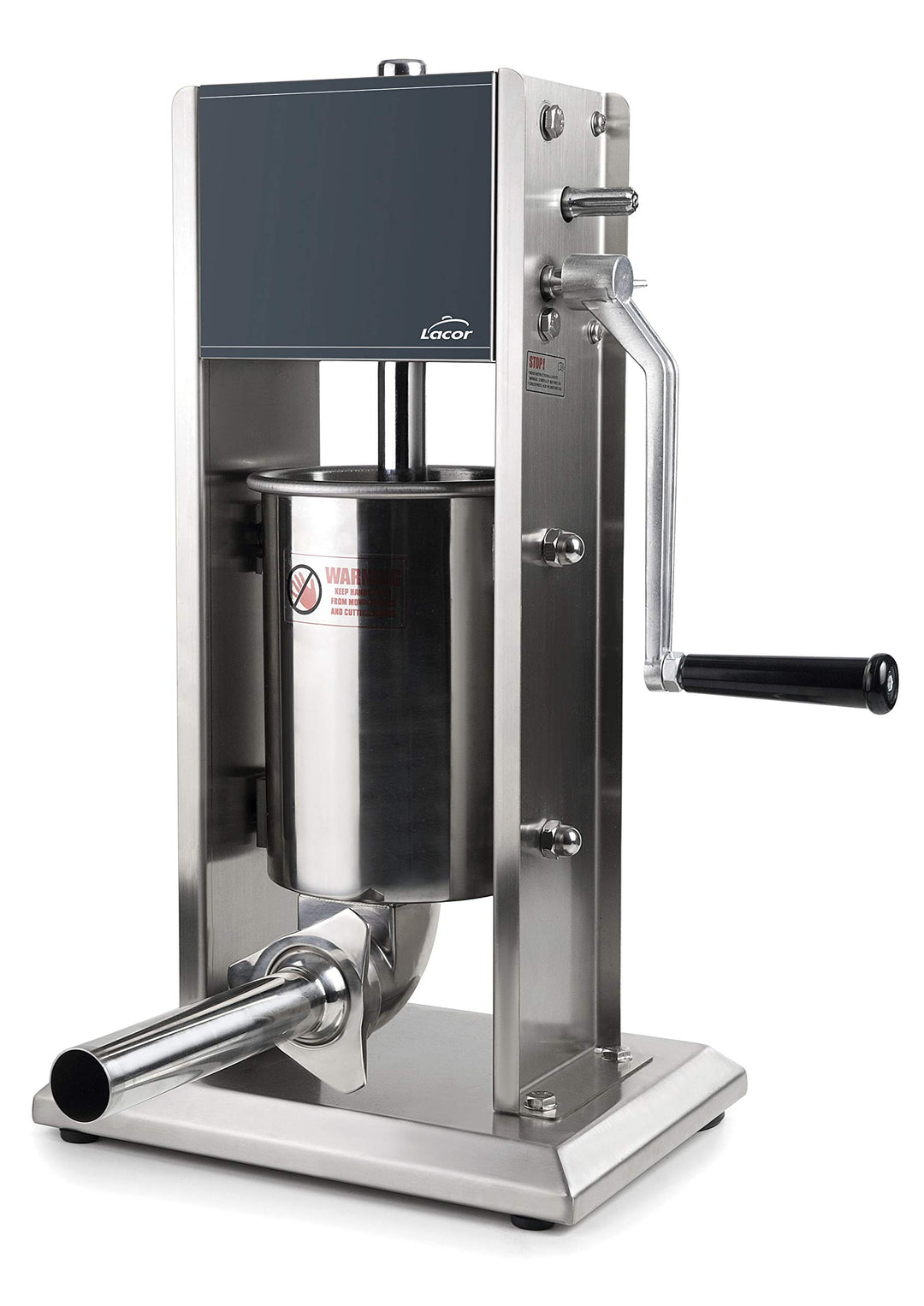 LACOR 60253 Manuelle Wurstfüllmaschine aus Edelstahl 18/10, 3 Liter, Stahl, 5.3 tons, No Color One s