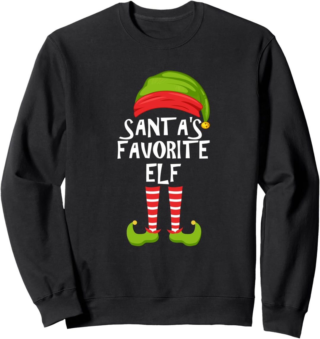 Lieblingselfe des Weihnachtsmanns passend zur Familie Weihna Sweatshirt
