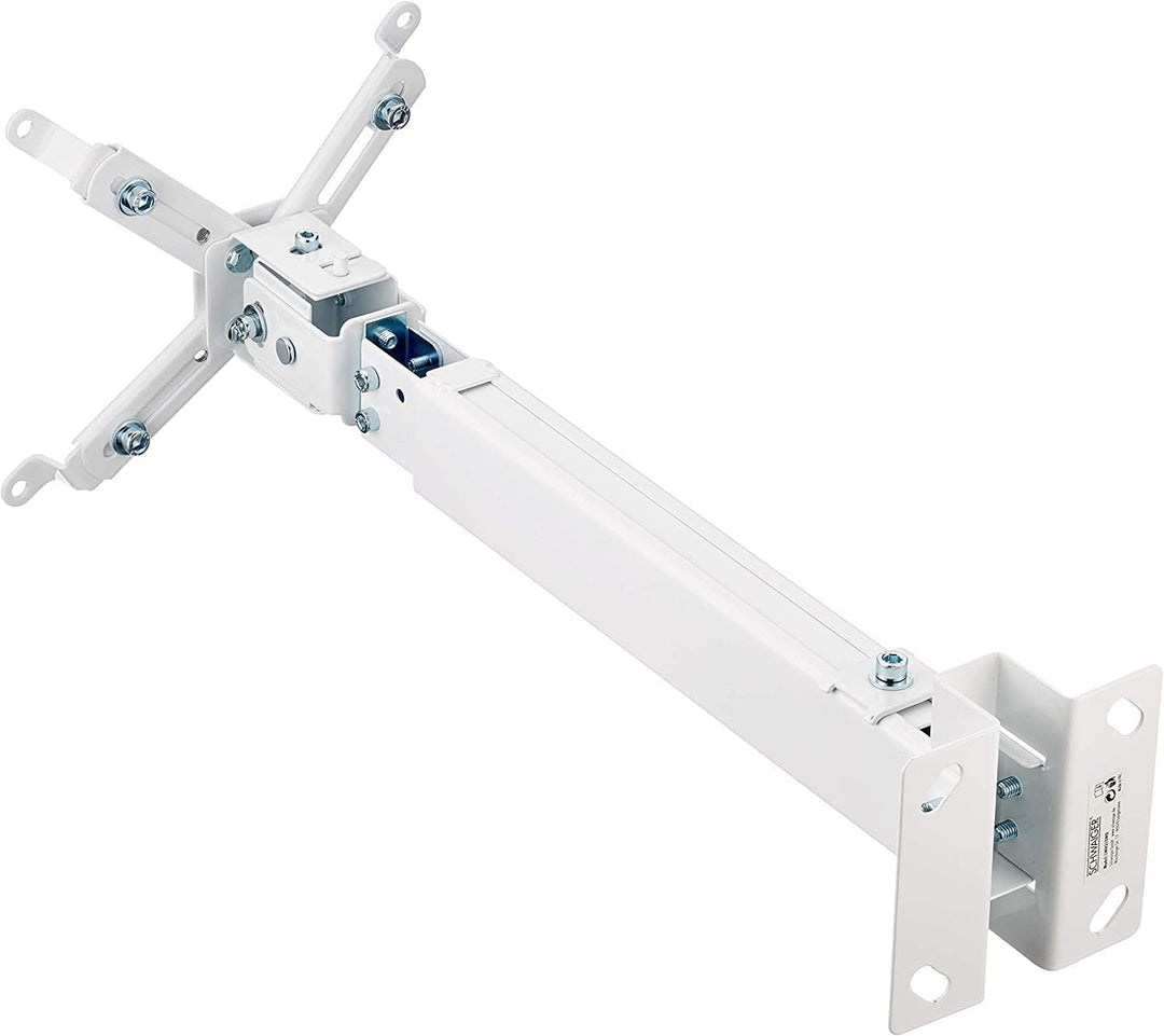 Schwaiger LWH310WD Beamer-Wand-/Deckenhalterung (430 cm, 650 cm, 35 cm, 56 cm, -8-8°, -15-15°) weiss