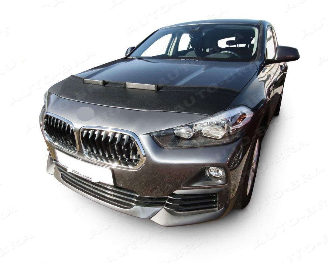 Auto-Bra AB3-00710 kompatibel mit BMW X2 F39 Bj. 2018 - Haubenbra Steinschlagschutz Tuning Bonnet Br