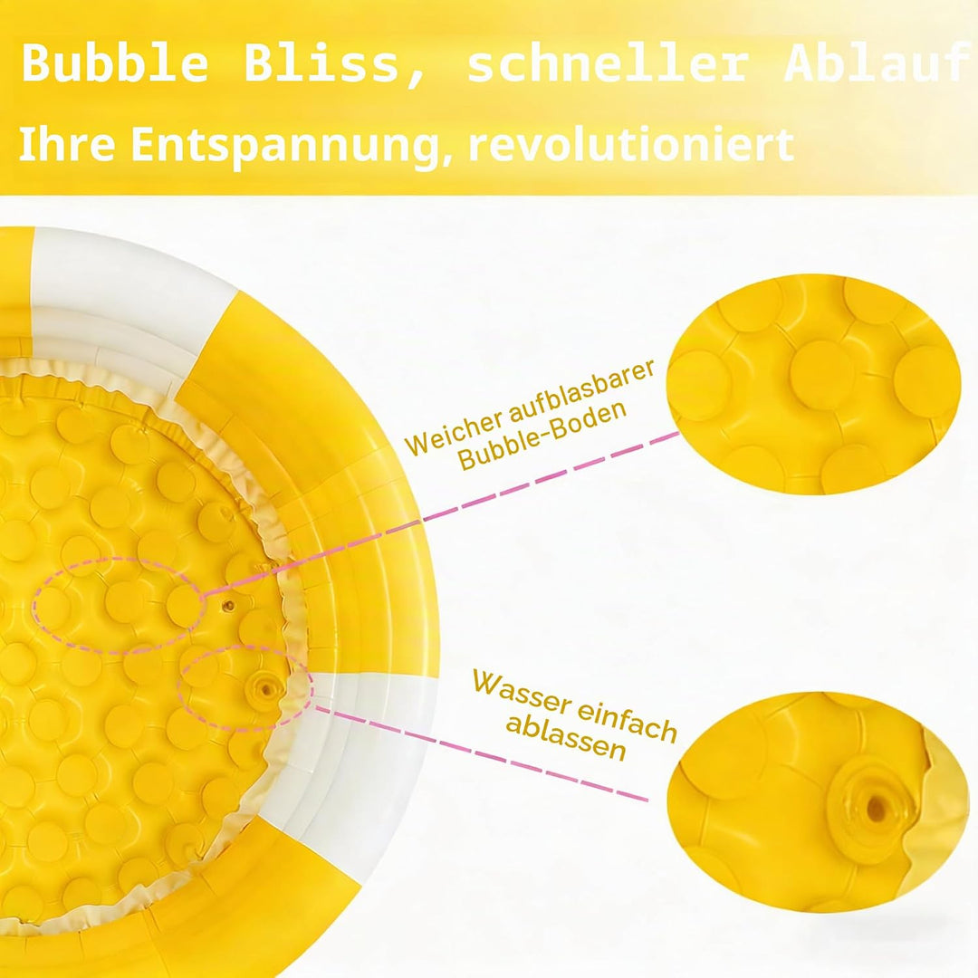 IPOOLGO Aufblasbarer Swimmingpool, Praktischer aufblasbarer Swimmingpool, Spielpool für drinnen und