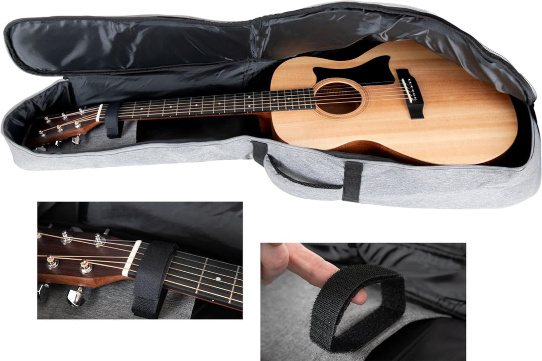 Shaman WGB-115 GY Premium-Line Westerngitarrentasche - Wasserabweisendes und reissfestes Aussenmater