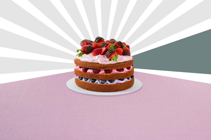 Dr. Oetker Springform Ø 20 cm mit Flachboden, runde Kuchenform Modern Baking - Retro Design mit zwei
