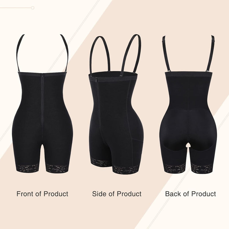 FeelinGirl Miederhose Stark Formend Hohe Taille Shaping Hose Bauchweg für Damen Shapewear mit Abnehm