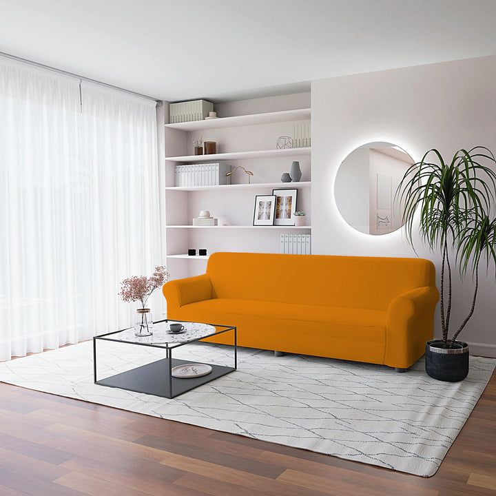Italian Bed Linen Sofa-Schonbezug “Più Bello”, Orange, 4 PLÄTZE 4 PLÄTZE Orange, 4 PLÄTZE Orange