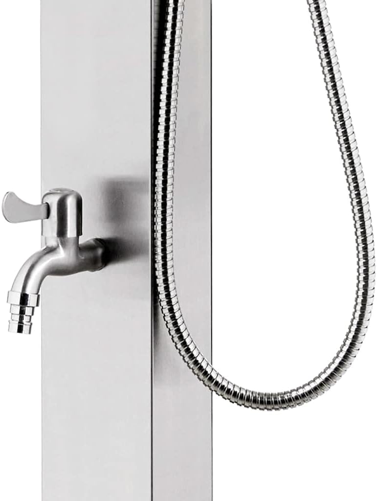 vidaXL Gartendusche ABS-Knopf Pooldusche Campingdusche Aussendusche Camping Pool Aussen Dusche Regen