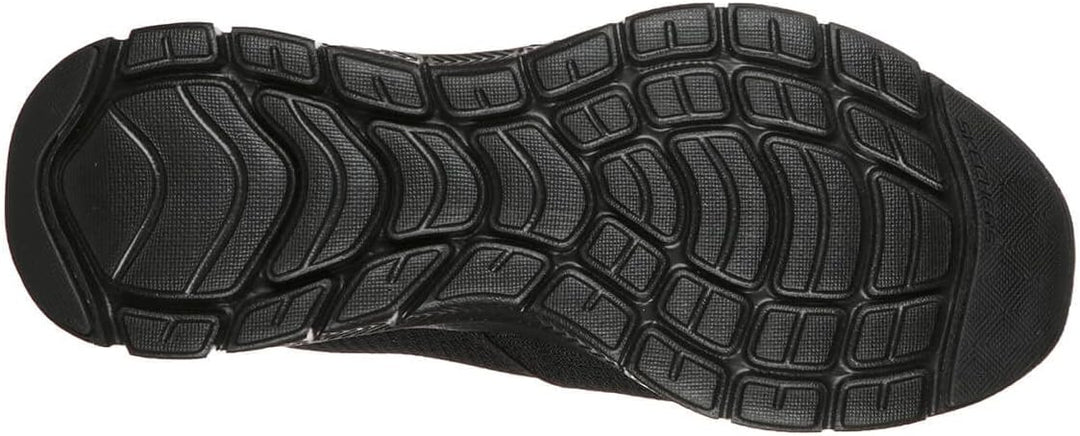 Skechers Herren Flex Advantage 4.0 Tuscan Sneaker 39 EU Black Textile Trim, 39 EU Black Textile Trim