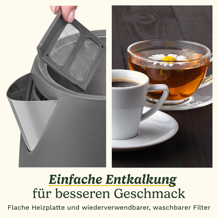 Cuisinart Core Collection Wasserkocher | 1,5 L Doppelwandig | BPA-frei | Schnellkochfunktion | Edels