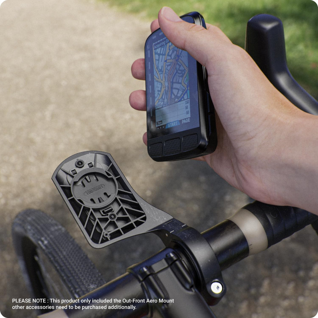 TUSITA Aero Out Front Halterung Kompatibel mit Wahoo ELEMNT ROAM V1 V2 GPS Fahrradcomputer