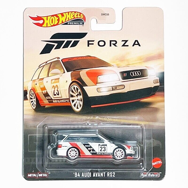 Hot Wheels DieCast Forza Motorsport Modellauto 1994 Audi Quattro Avant RS2 n° 23 – Massstab 1/64, Lä