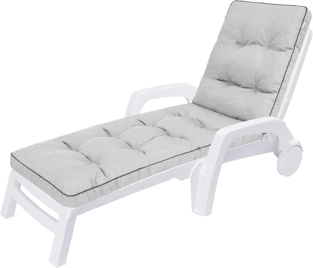 Liegenauflage, Auflage für Gartenliege 200 x 55 x 8 cm, Auflagen für Deckchair, Polsterauflage für S