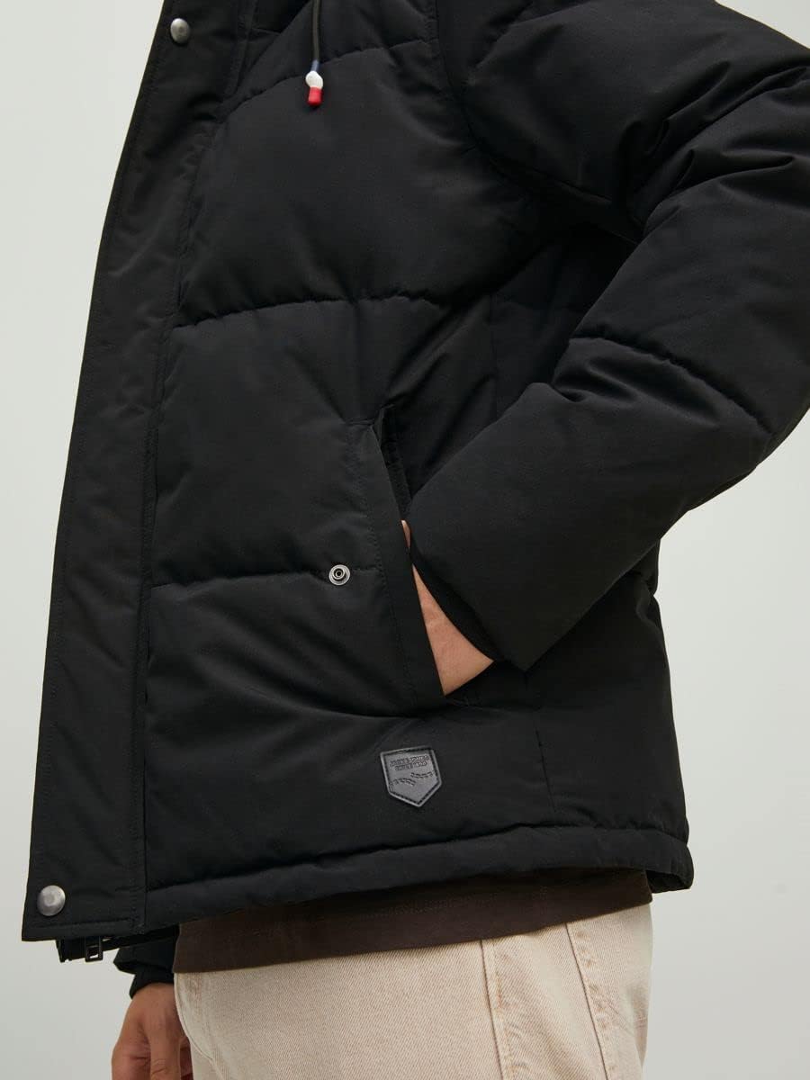 JACK & JONES Timo Puffer Jacket S Schwarz, S Schwarz