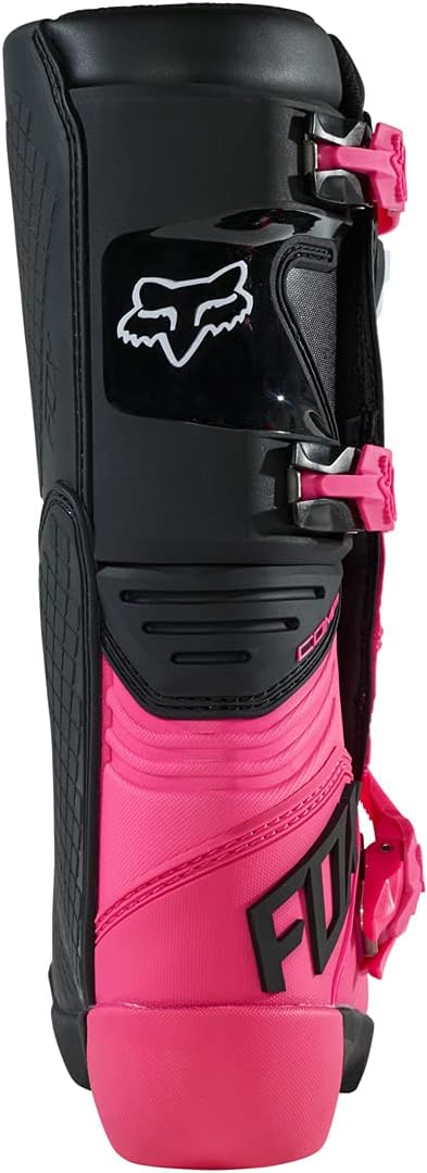 Fox Racing Unisex Kinder Yth Comp Boot - BuckleYTH Comp Boot – Schnalle 7 Schwarz Pink, 7 Schwarz Pi