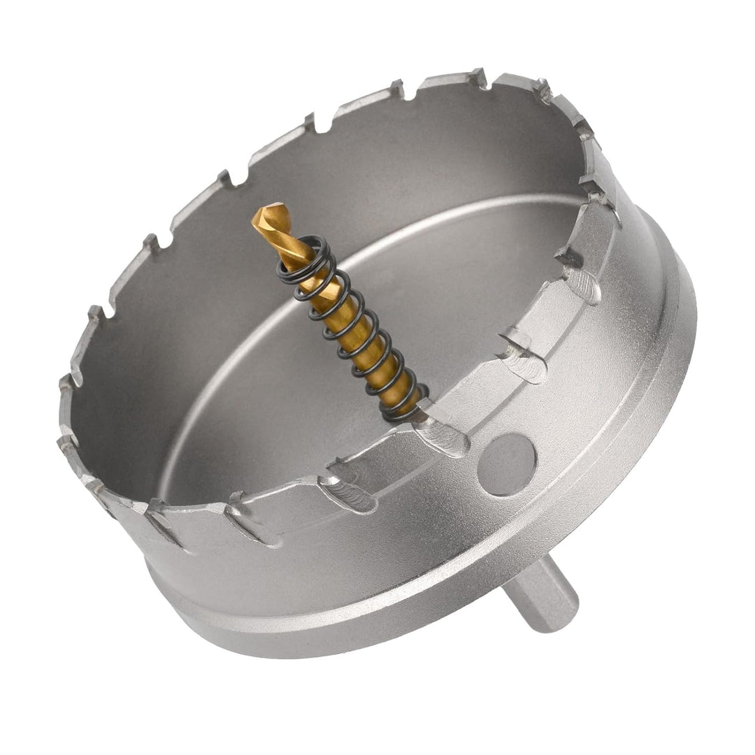 140mm Lochsäge Hartmetall-Bohrer, TCT-Metall Lochsäge Bohrer für Edelstahl, Eisen, Legierung, Holz,