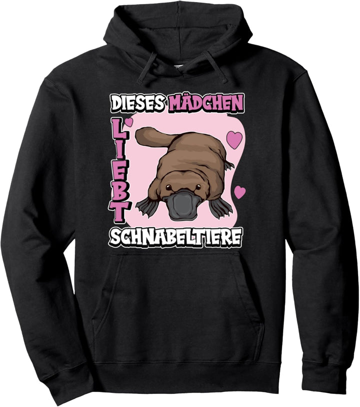 Kinder Schnabeltier Dieses Mädchen liebt Schnabeltiere Pullover Hoodie
