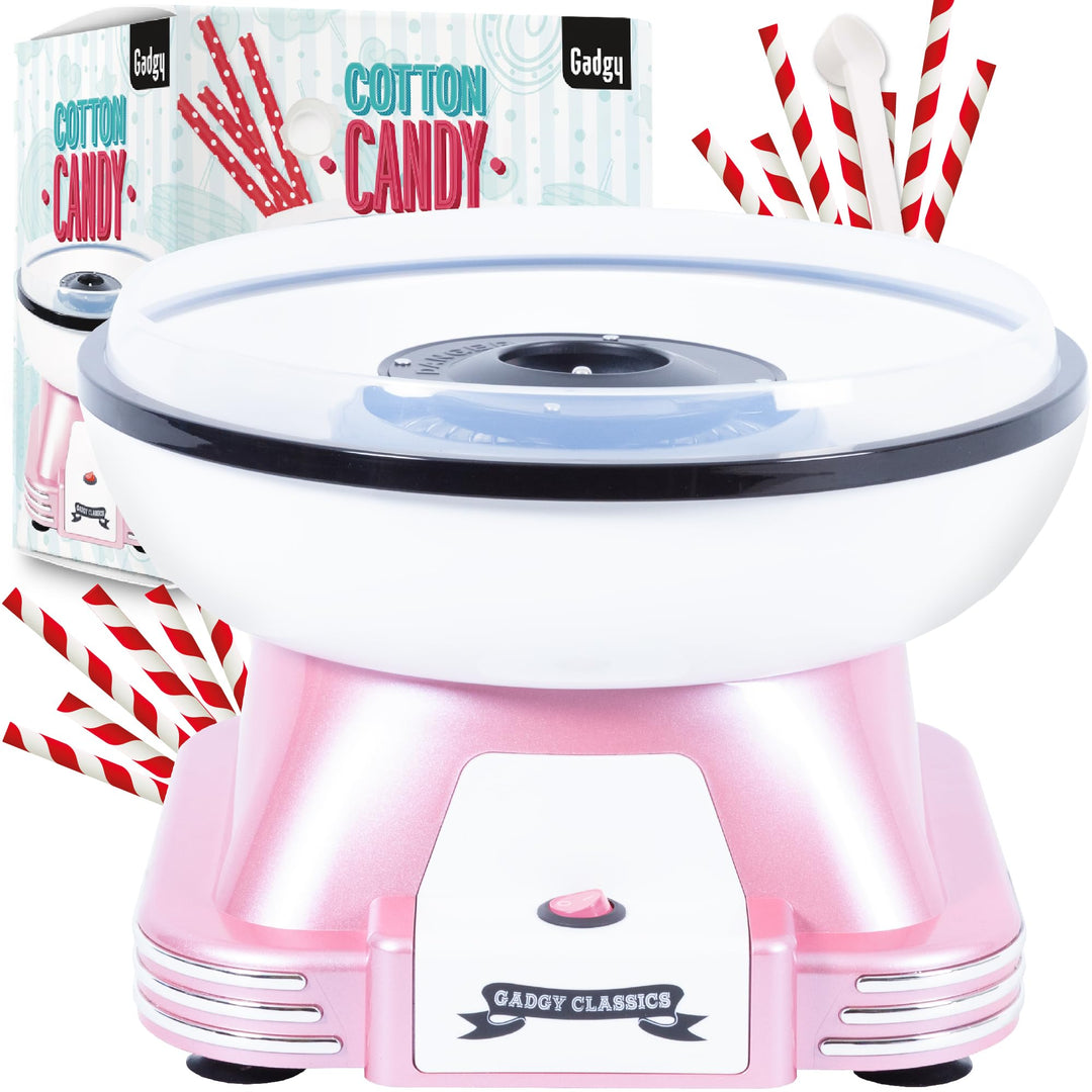Gadgy Zuckerwattemaschine für zuhause - Zuckerwatte Maschine für Zucker oder Bonbons - Cotton Candy