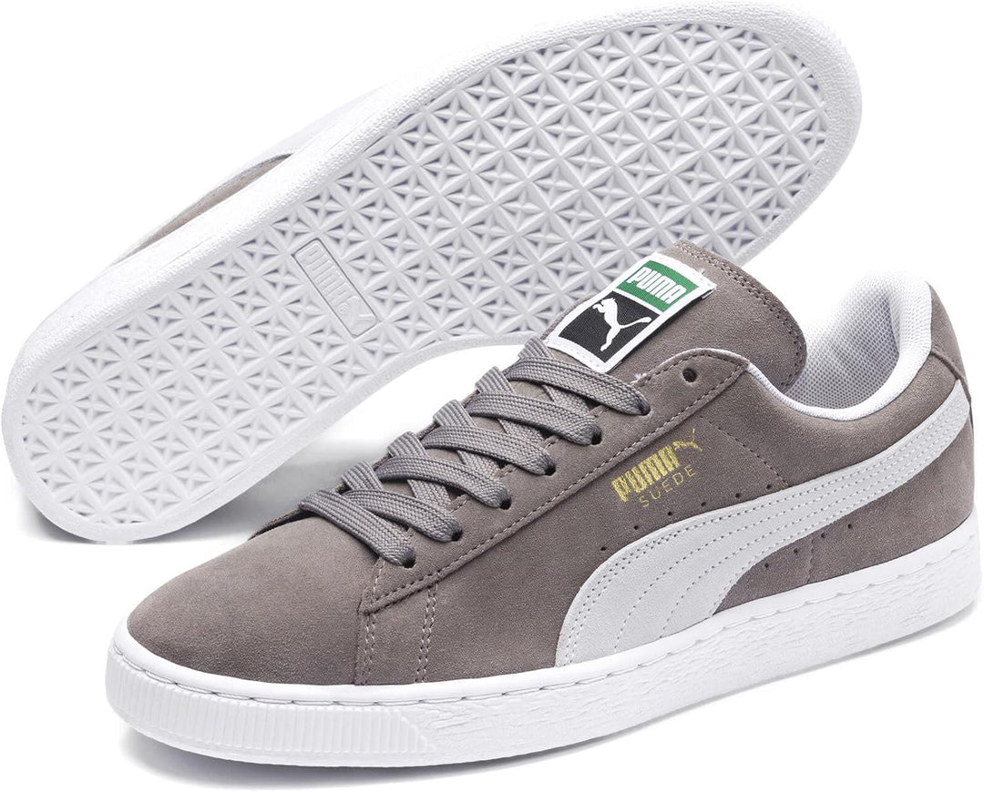 Puma Classic 356568, Unisex-Erwachsene High-Top Sneaker 37.5 EU Steeple Gray White, 37.5 EU Steeple