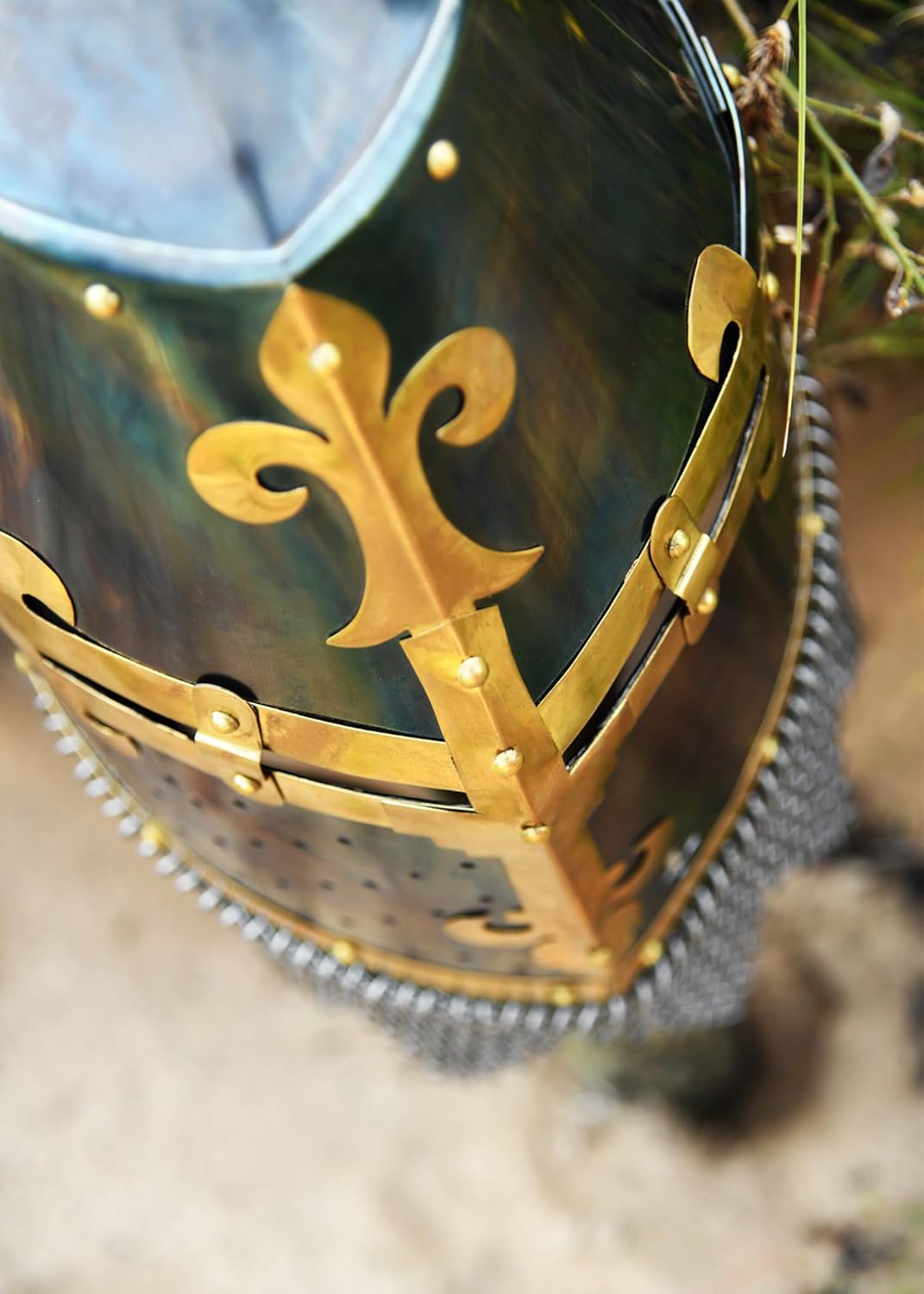 Ulfberth Topfhelm der Rieter von Kornburg, Nürnberg um 1375, Gr. M