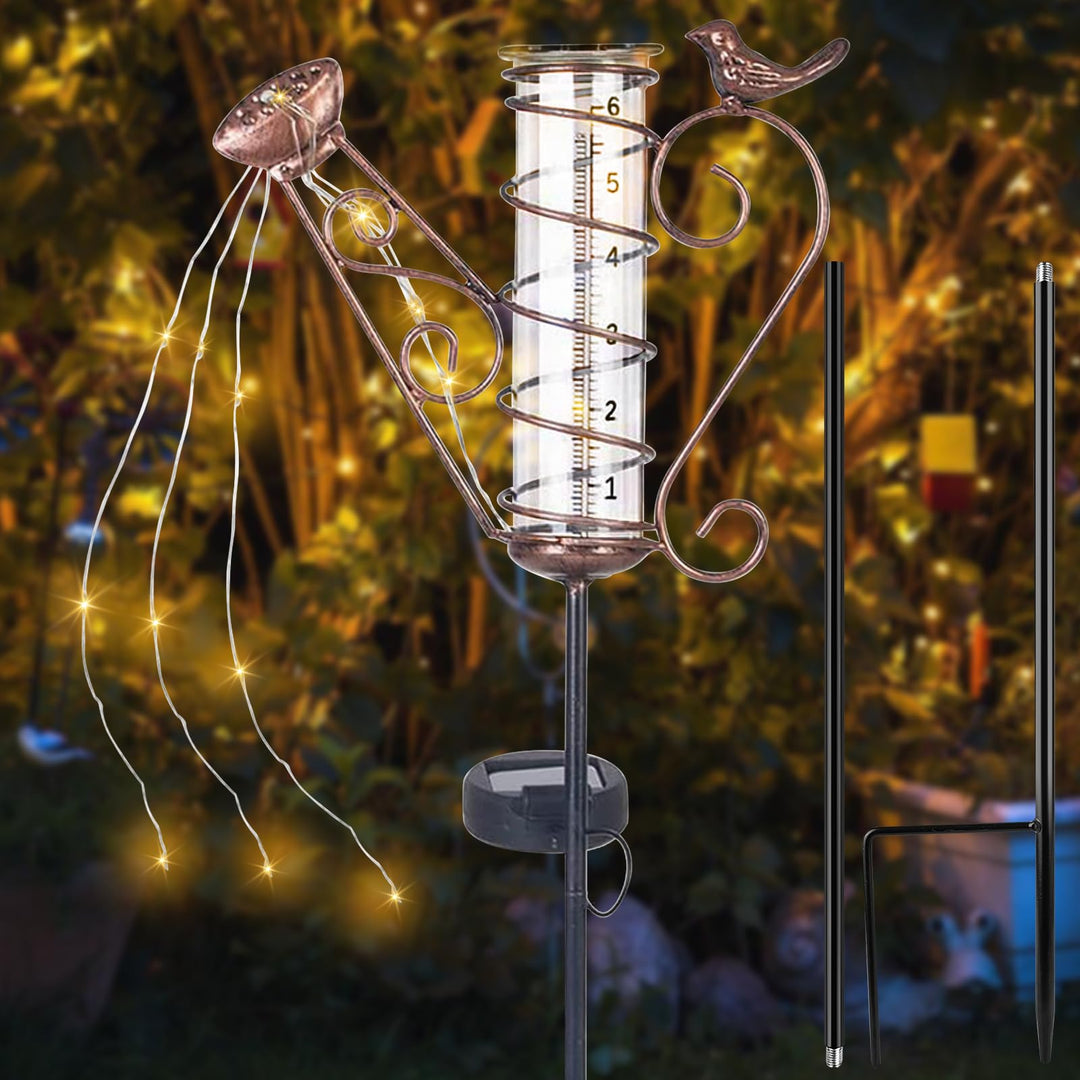 Regenmesser Für Garten Frostsicher, Regenmesser Für Den Aussenbereich, Niederschlagsmesser Mit Erdsp