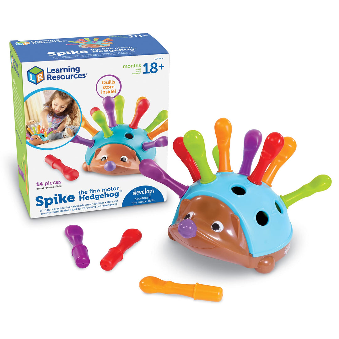Learning Resources Spike, der Igel zur Förderung der Feinmotorik, Geschenke für Kinder ab 18 Monate