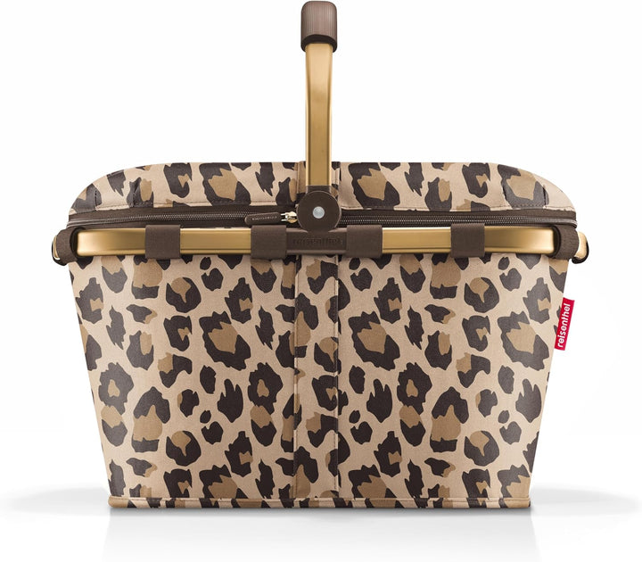 reisenthel carrybag iso Frame Leo Macchiato – Stabiler Einkaufskorb mit Kühlfunktion – Elegantes und