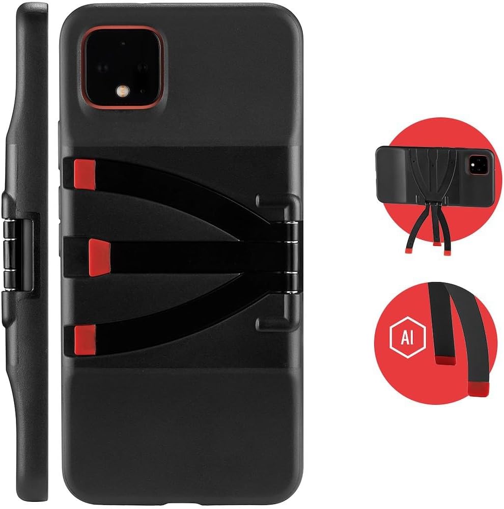 JOBY JB01649-BWW Standpoint Smartphone-Hülle für Google Pixel 4 XL - Schutzhülle, eingebaute Alumini