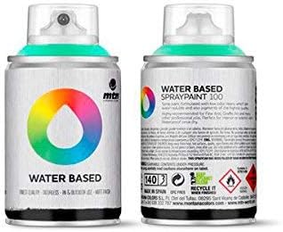 Montana Colors Pack 6 MTN Water Based Workshop, Blue/Green/Red/Yellow, 100 ml (Paquete de 1)