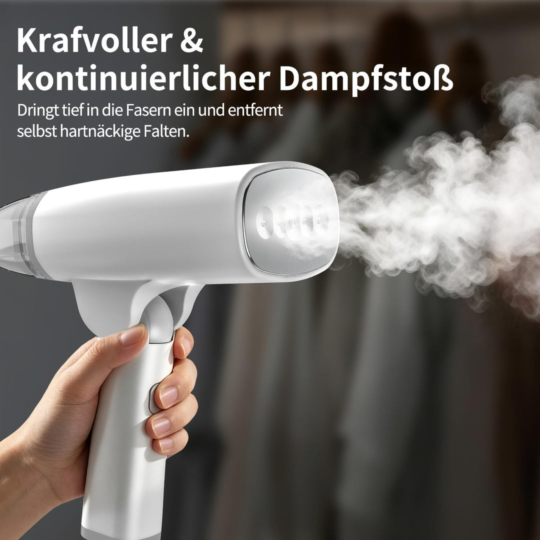 Steamer Dampfglätter, 1300W Dampfbügeleisen Reisebügeleisen Steam iron, 5s Blitzschnelles Aufheizen,