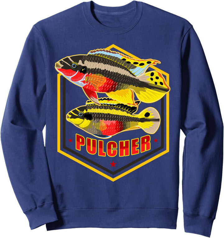 Prachtbarsch Buntbarsch Zwergcichlide Aquaristik Geschenk Sweatshirt