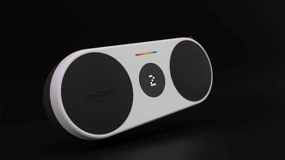 Polaroid P2 - Powerful Portable Wireless Bluetooth Speaker Rechargeable with Dual Stereo Pairing - B