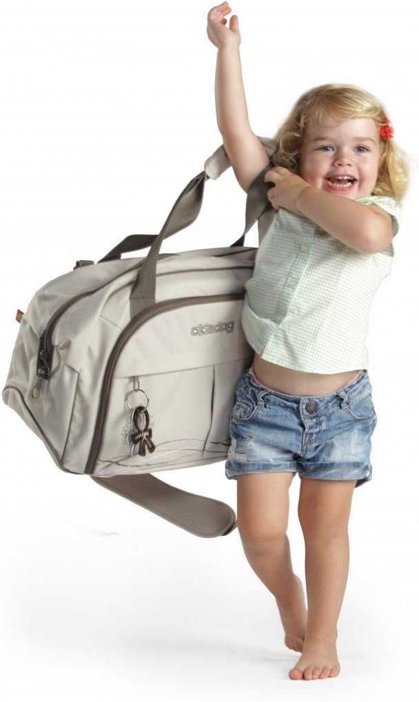 okiedog Shuttle Weekender/Mamatasche inkl. Zubehör (DAHOMA beige)