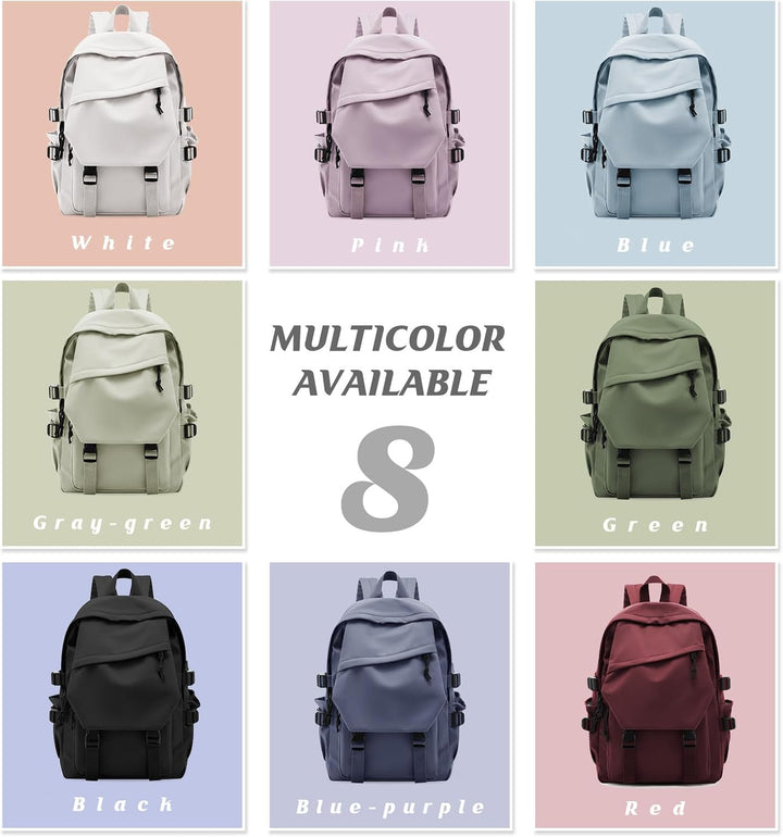 Leichte Schultasche Casual Daypack College Laptop -Rucksack für Männer Frauen Wasserfestes Reise Ruc