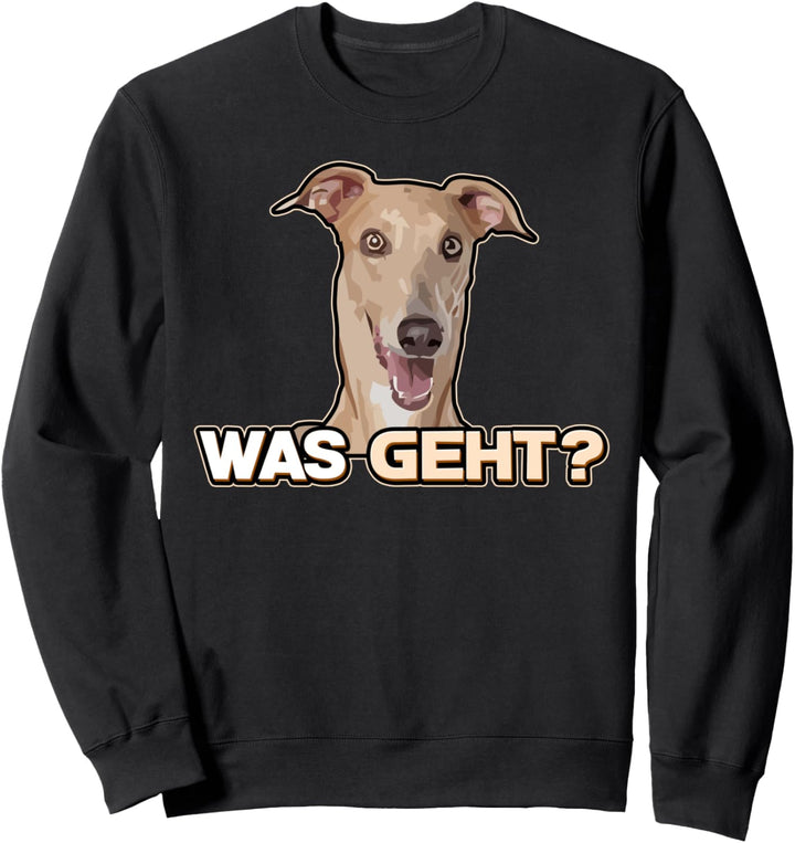 Whippet Hunderasse Laufhund Greyhound Windhund Whippet Sweatshirt