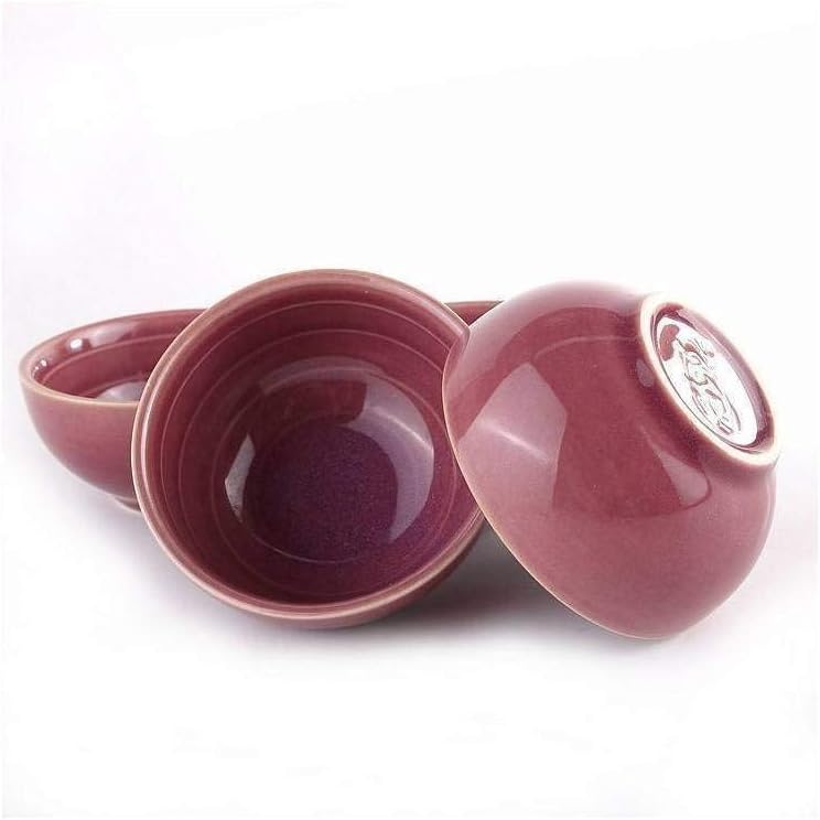 lachineuse – Lila japanisches Teeservice – Teekanne und 4 Porzellanschalen – Farbe Lila – Japanische