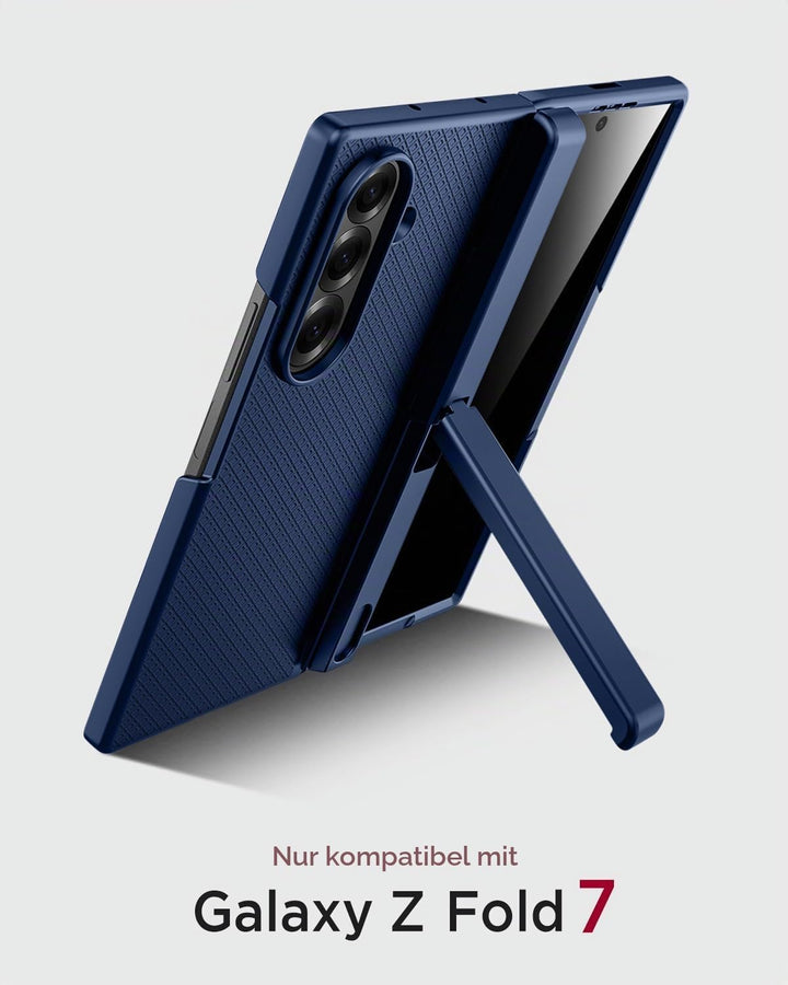 Miimall Kompatibel mit Samsung Galaxy Z Fold 7 Hülle mit Displayschutz Privacy, Hart PC rutschfest K