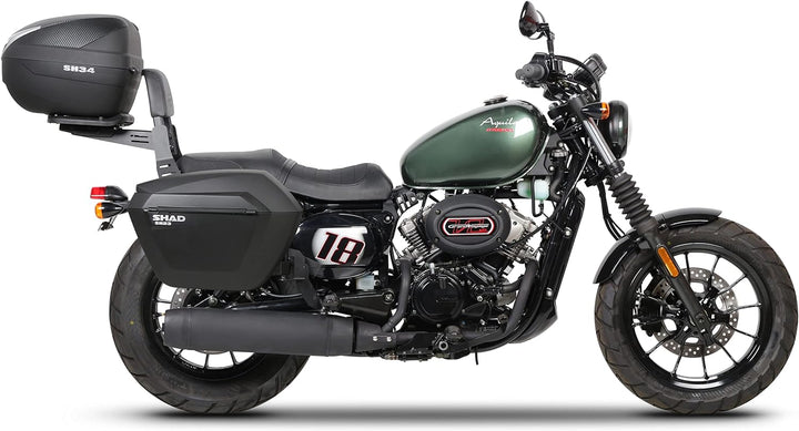 H0gv18if - seitliche taschen halterungen, dübel, befestigungen 3p system kompatibel mit hyosung gv 1